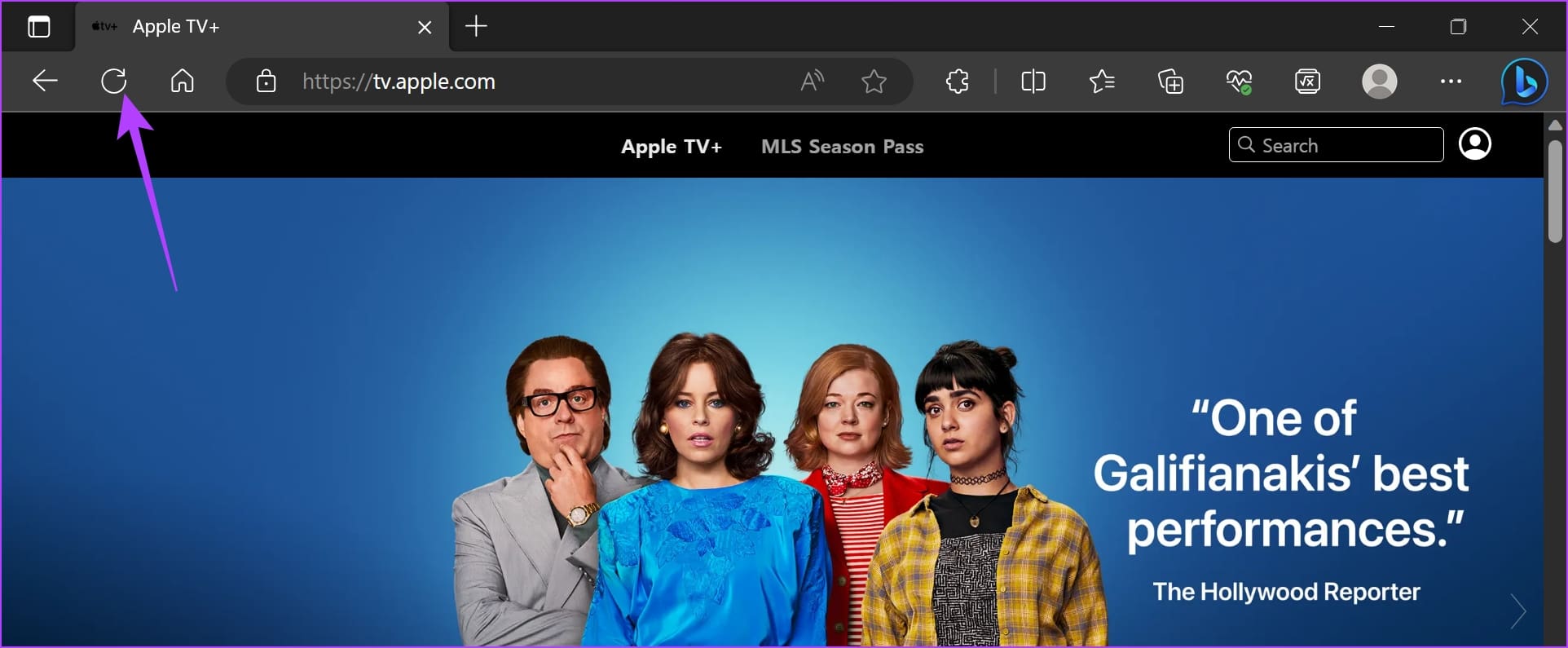 Click on Refresh Apple TV