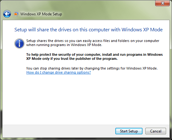 Click To Start Setup