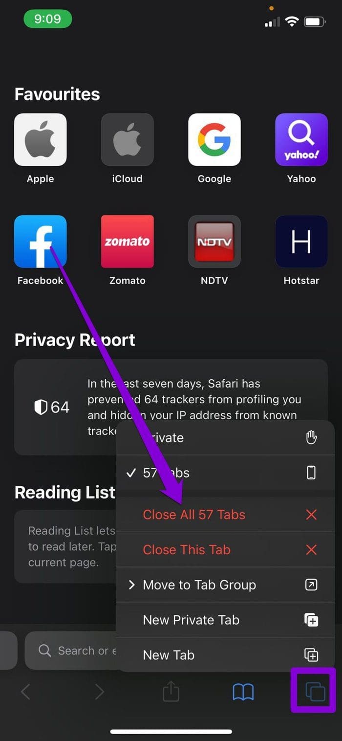Close All Tabs Safari