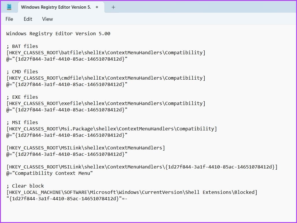 Code in Troubleshooter