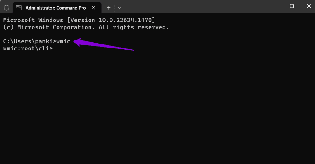 Command Prompt Window