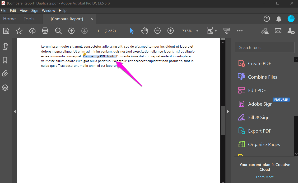 Compare Two PDF Files Side by Side 3