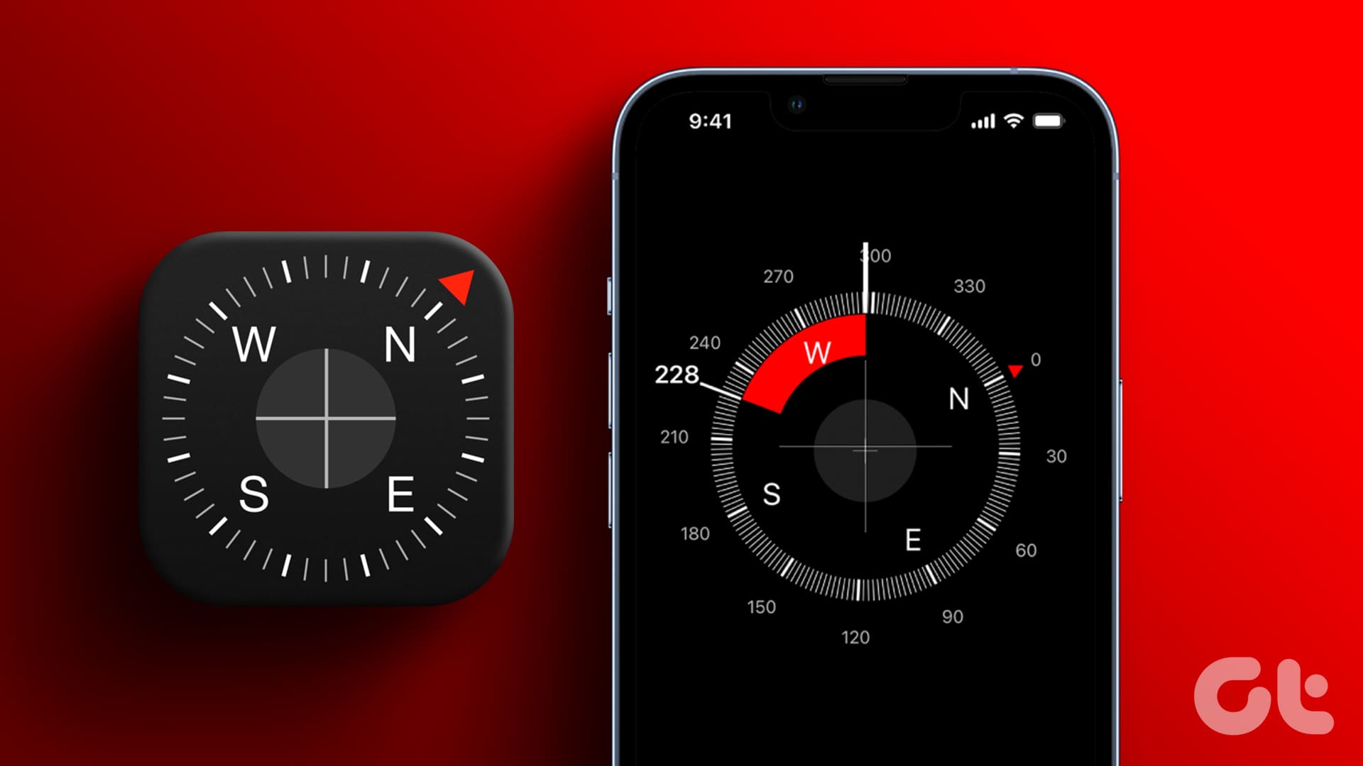 Compass app on the iPhone