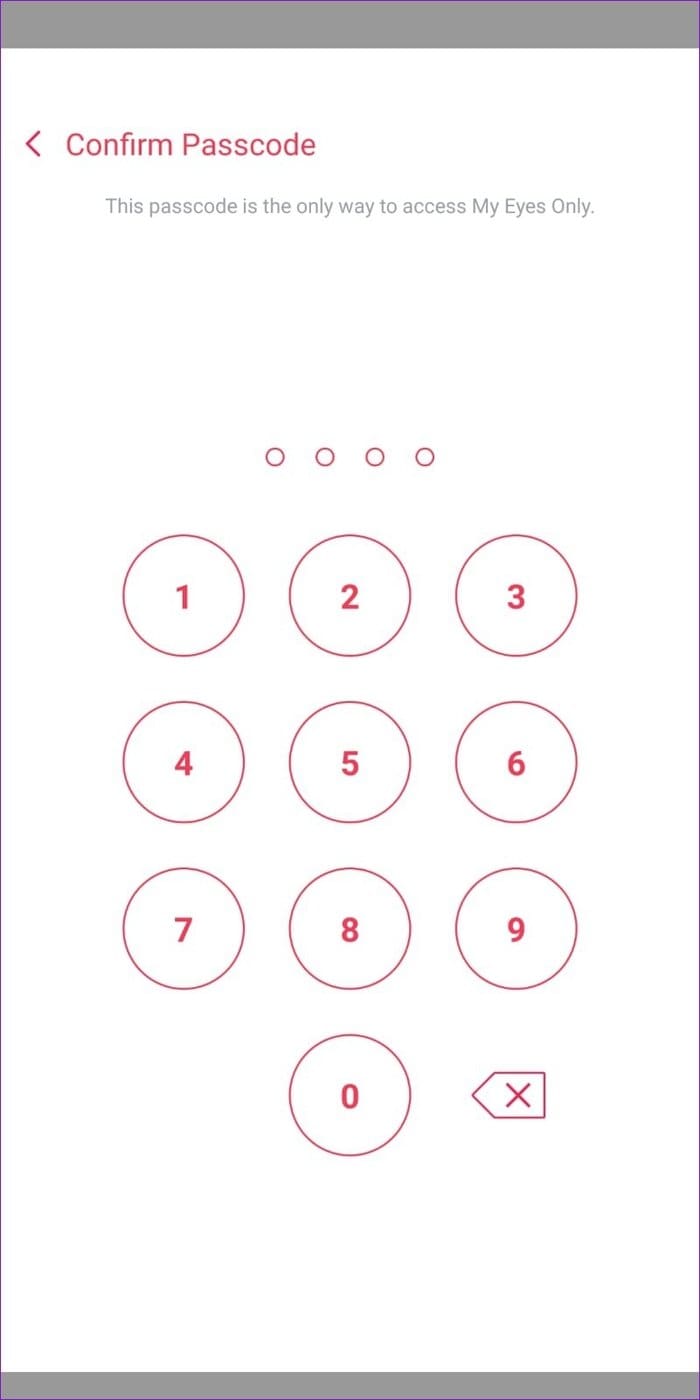 Confirm Snapchat My Eyes Only Password