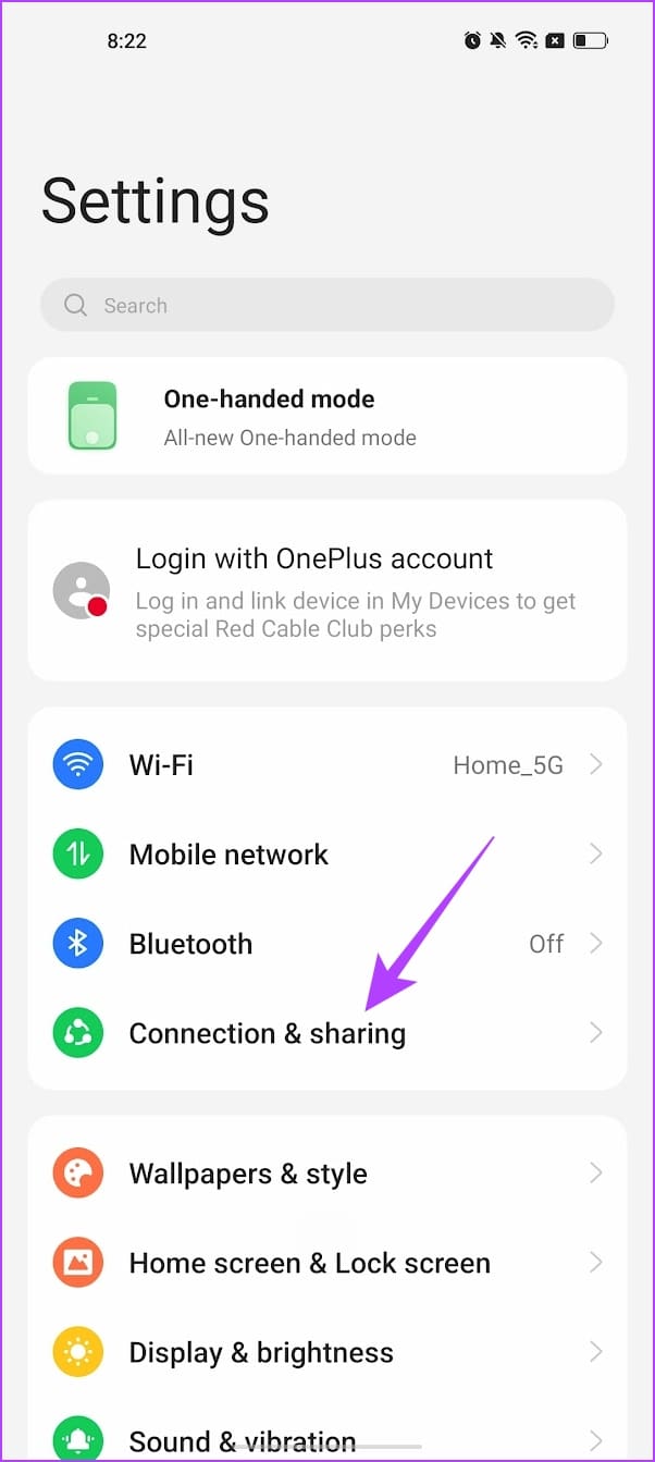 Connection and Sharing
