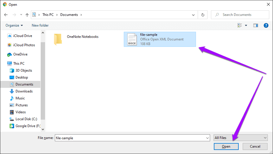 Convert DOCX to GDOC 8