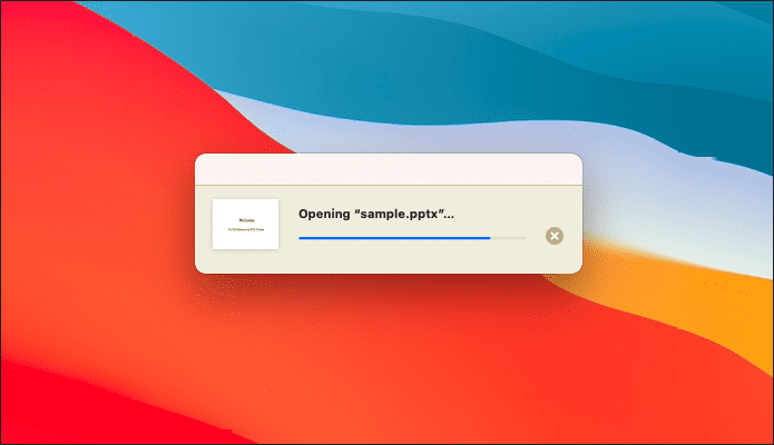 Convert Powerpoint Presentation to Keynote 8