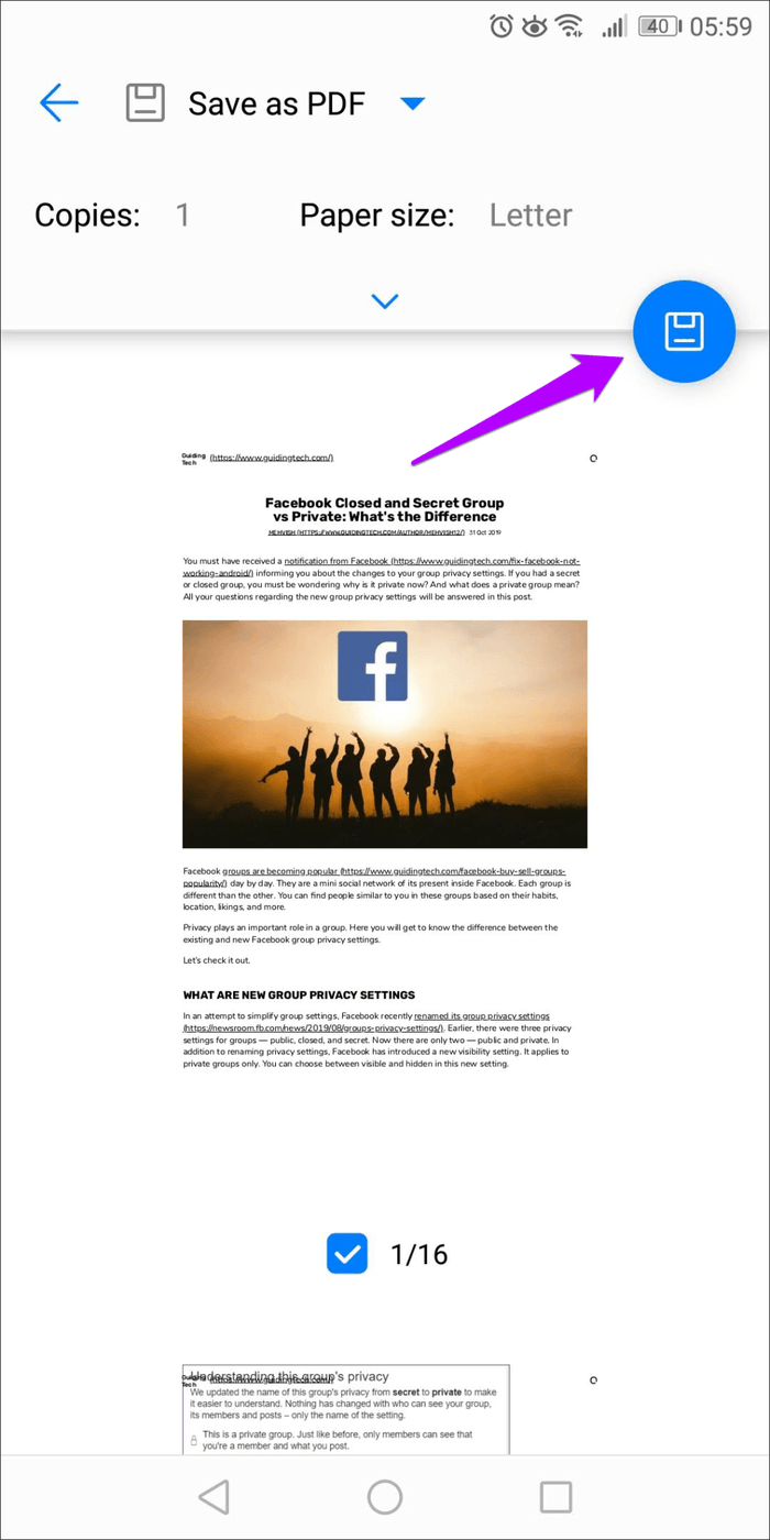 Convert Web Page To Pdf Iphone Android 12