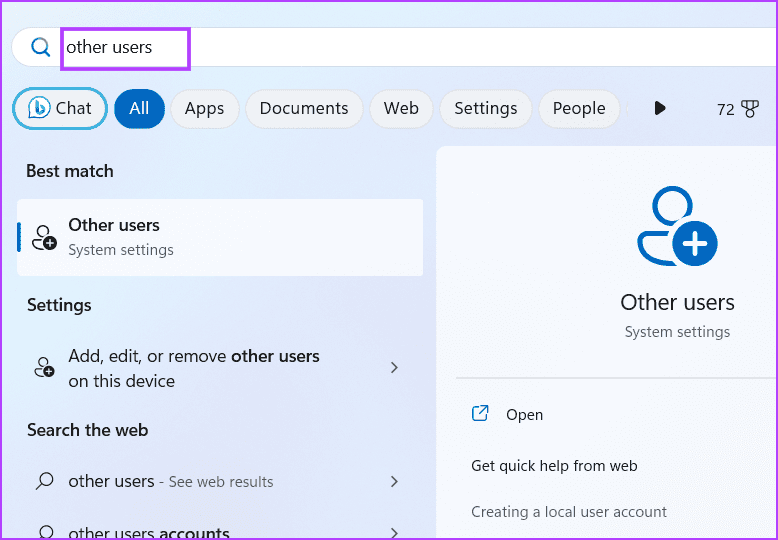 windows start menu