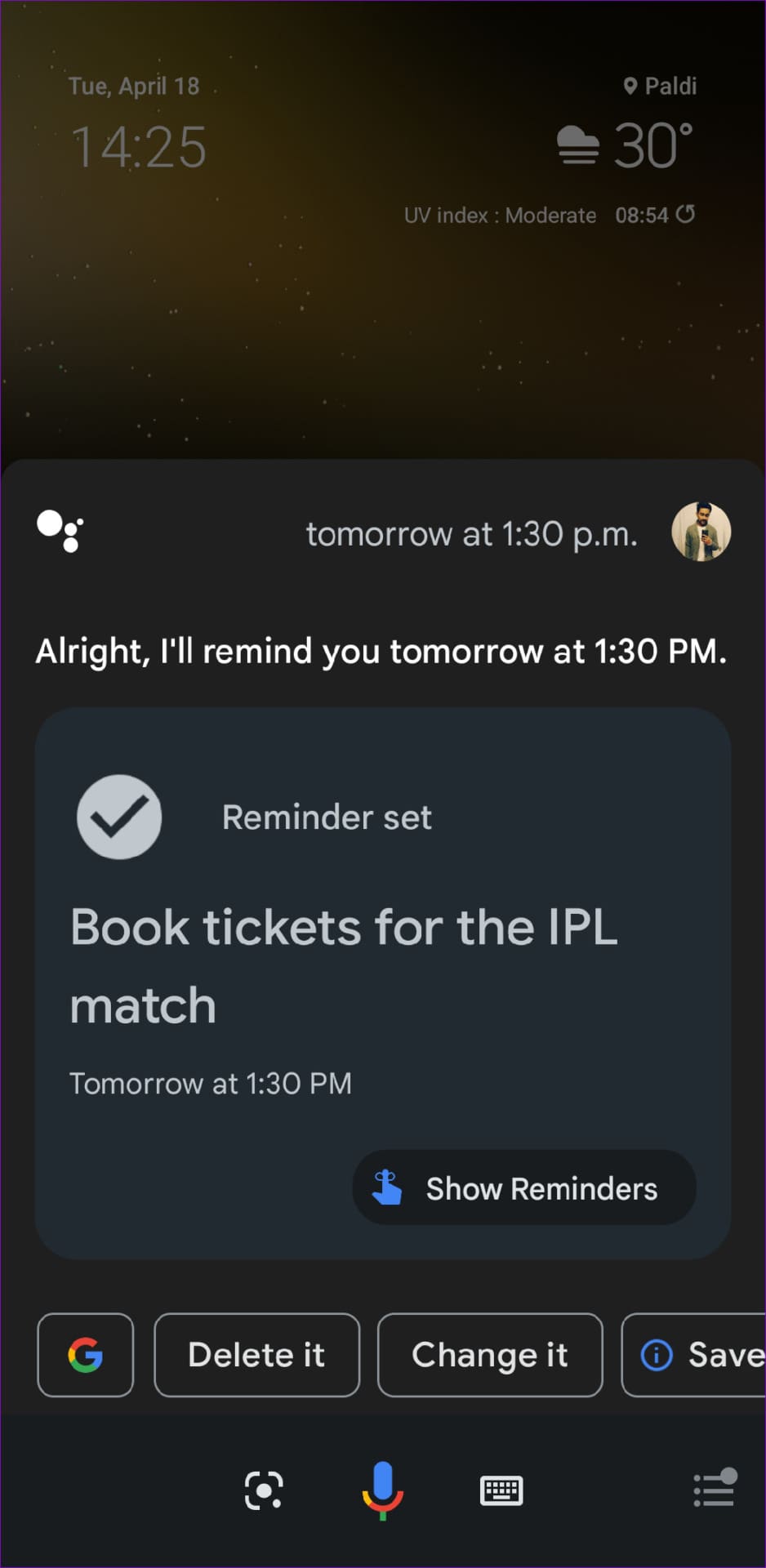 Create Reminders Using Google Assistant