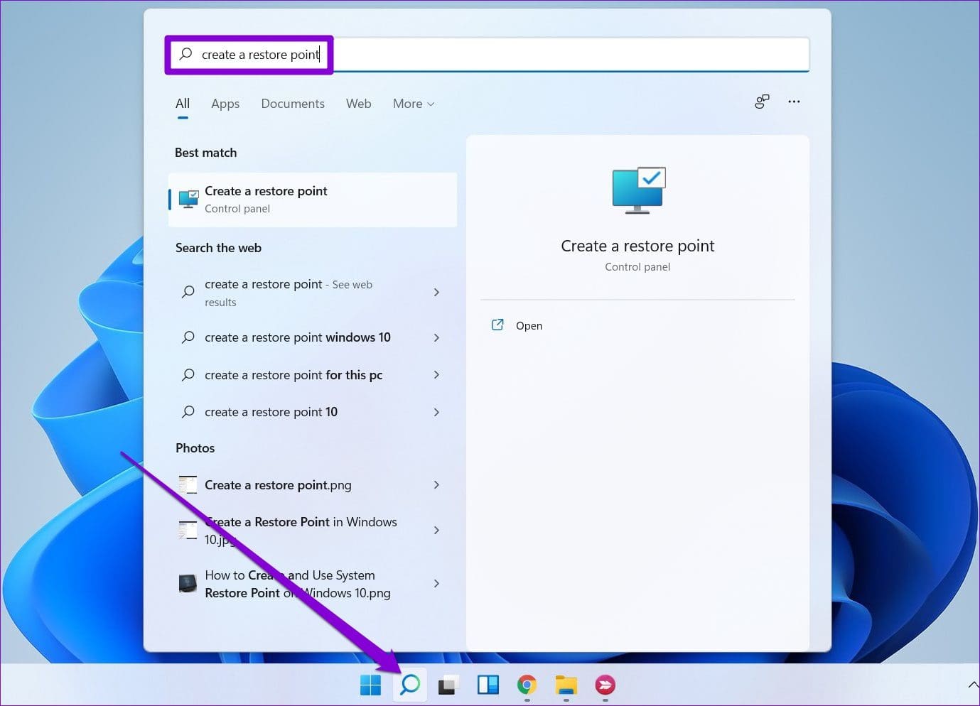 Create Restore Point