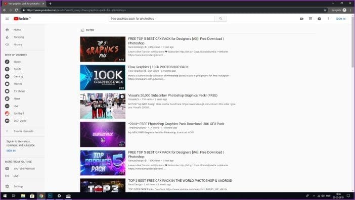Create You Tube Banner Photoshop 8