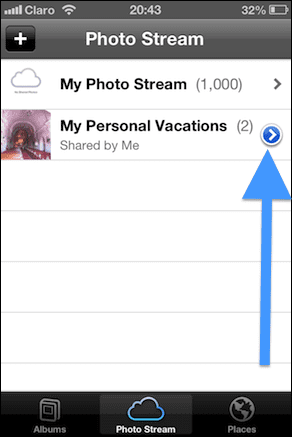 Created Photo Stream Copy