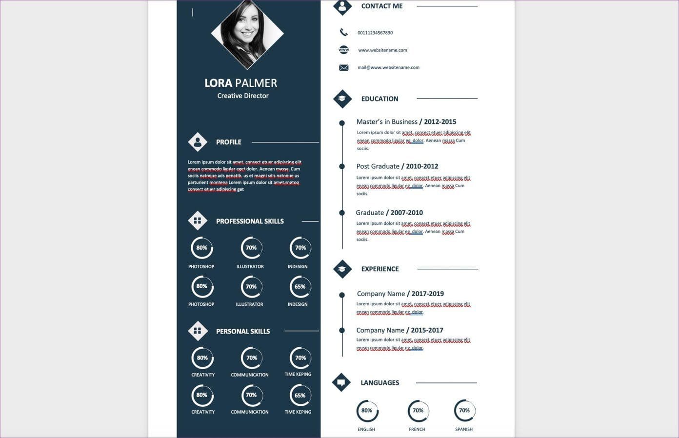 Creative Director Resume