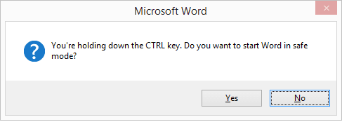 Ctrl Winword Safe