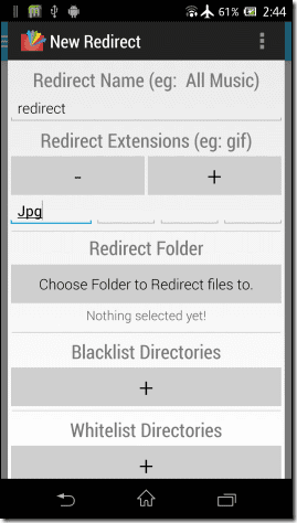 Custom Redirect
