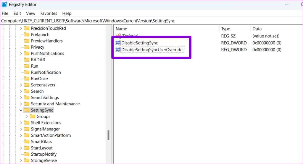 DWORDs in Registry