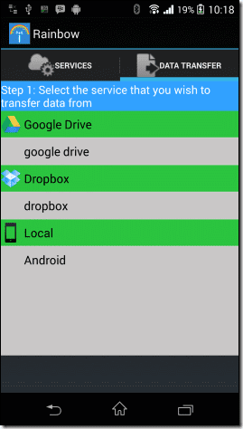 Data Transfer