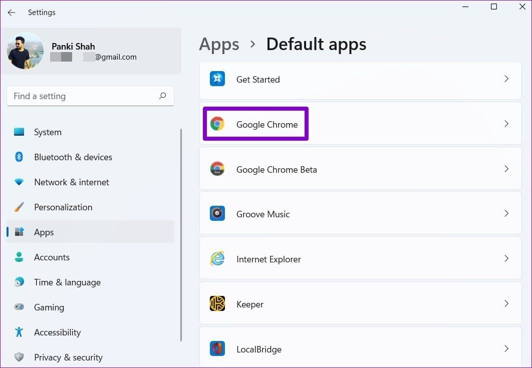 Default Browser