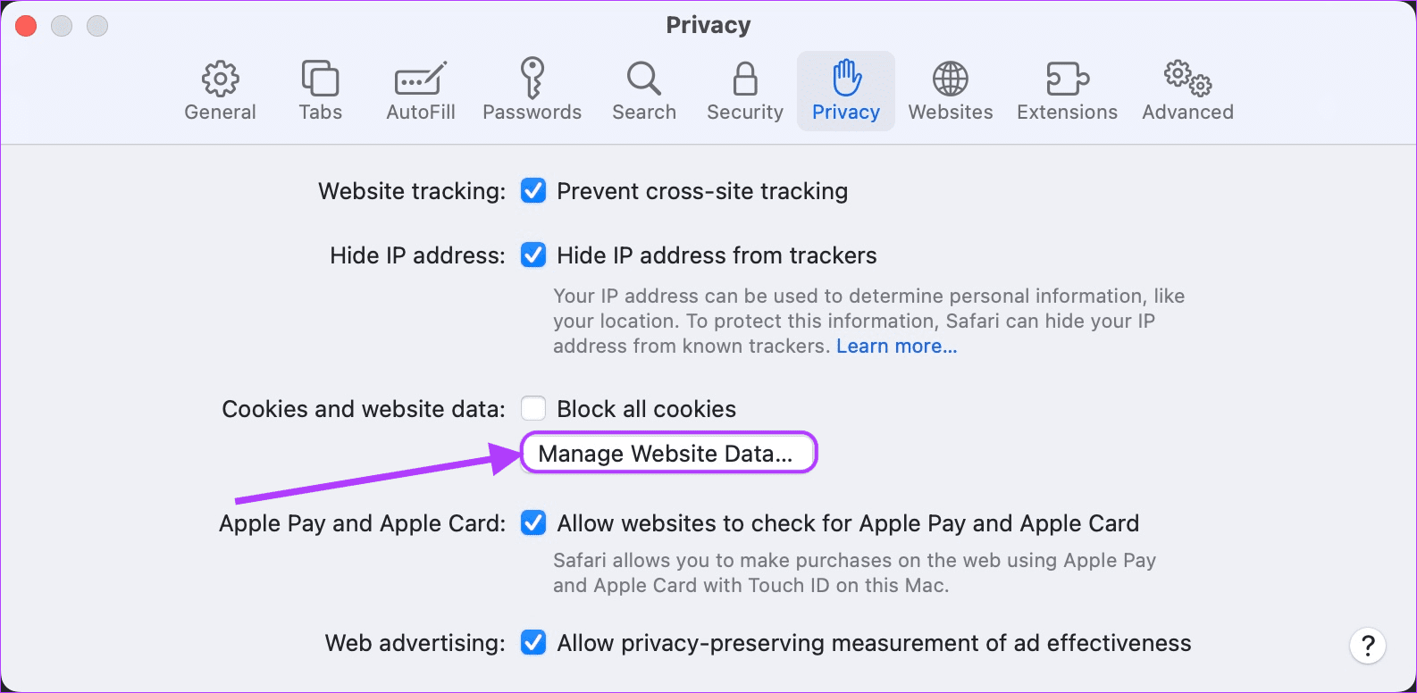 Delete All Website Data 3
