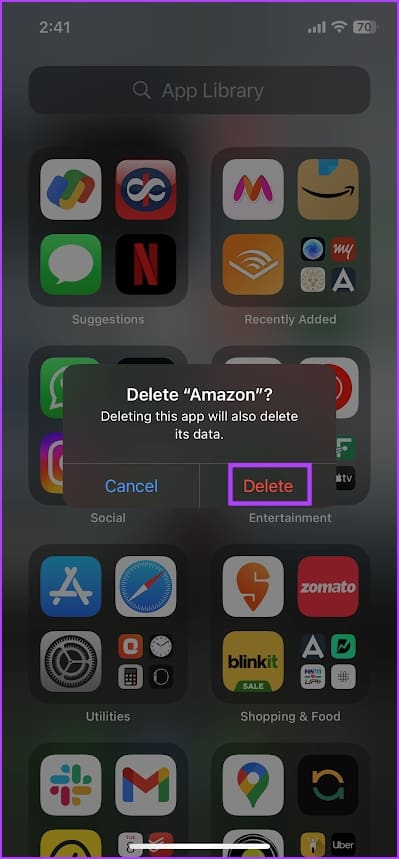 Delete Amazon