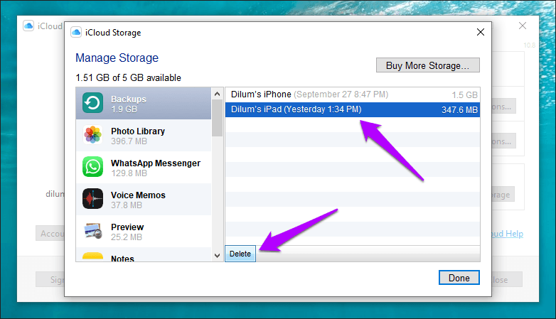 Delete Icloud Backups Iphone Ipad Mac Pc 17