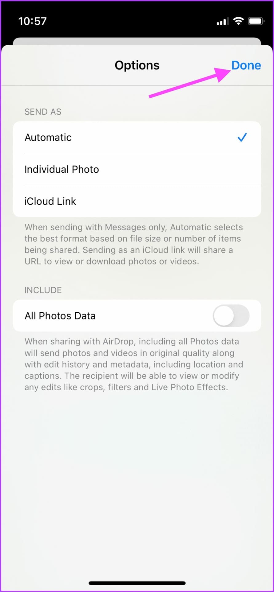 Delete Image Metadata before sharing 6