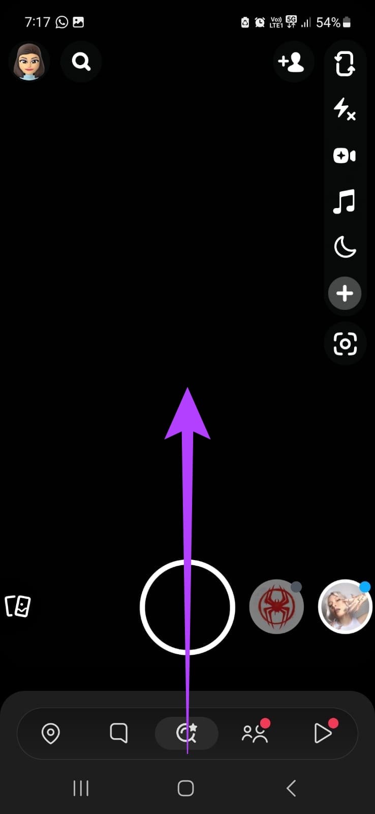 Open Snapchat Memories