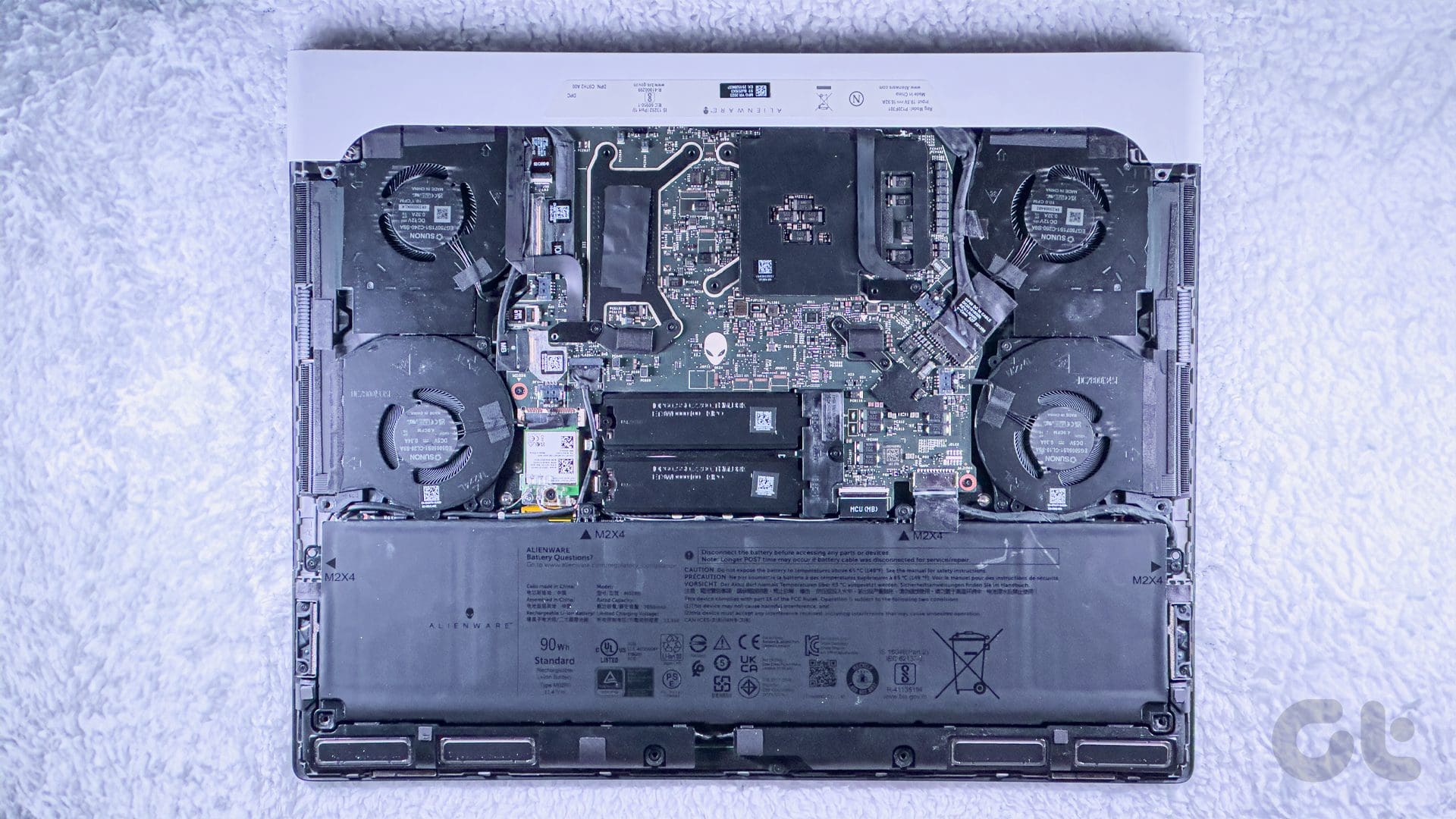 Dell Alienware X16 R1 Review Laptop Internals