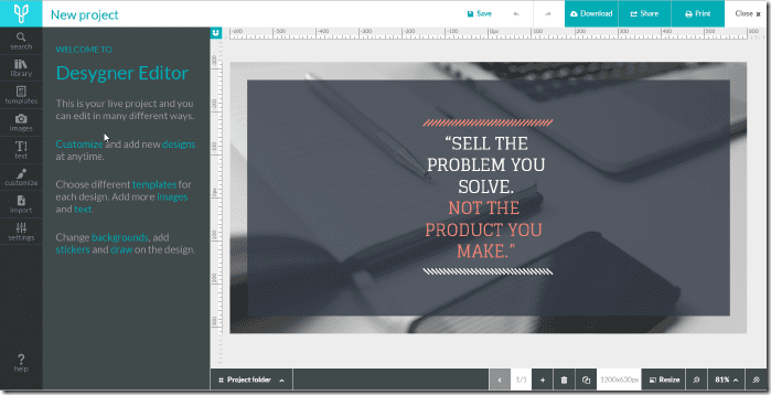Desygner Editor