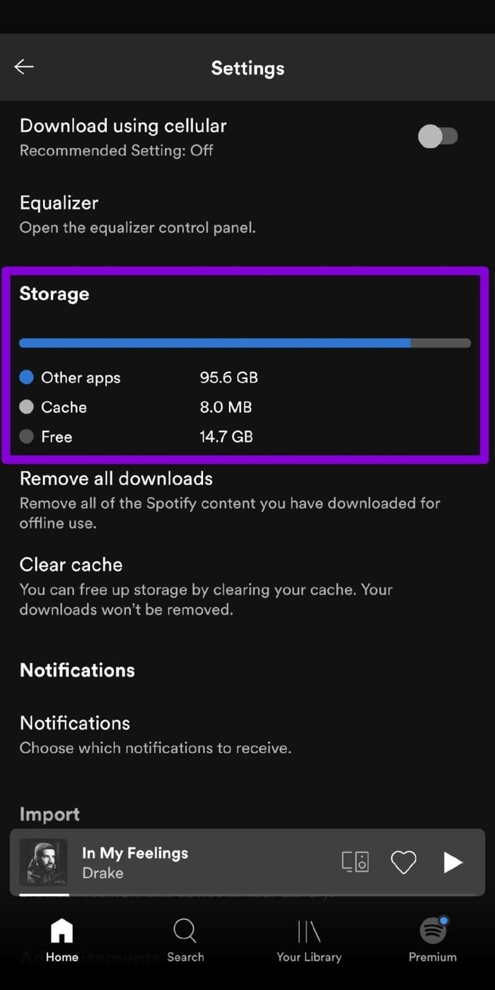 Device Storage Occupied