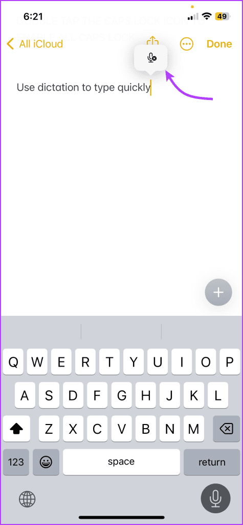 Convert speech to text with dictation