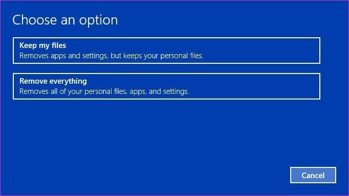 Difference Between Restore And Reset 7