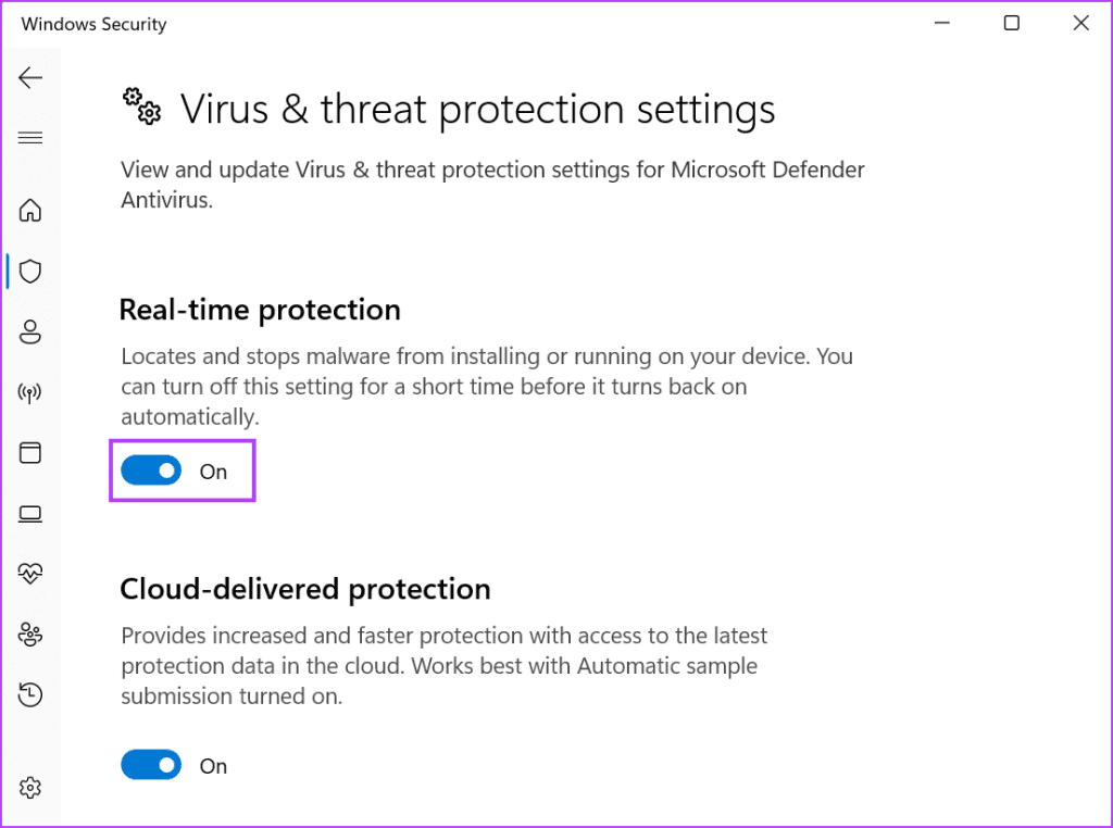 Disable windows defender