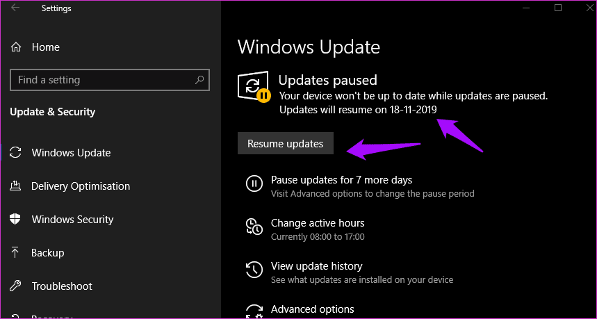 Disable Automatic Reboot In Windows 10 5