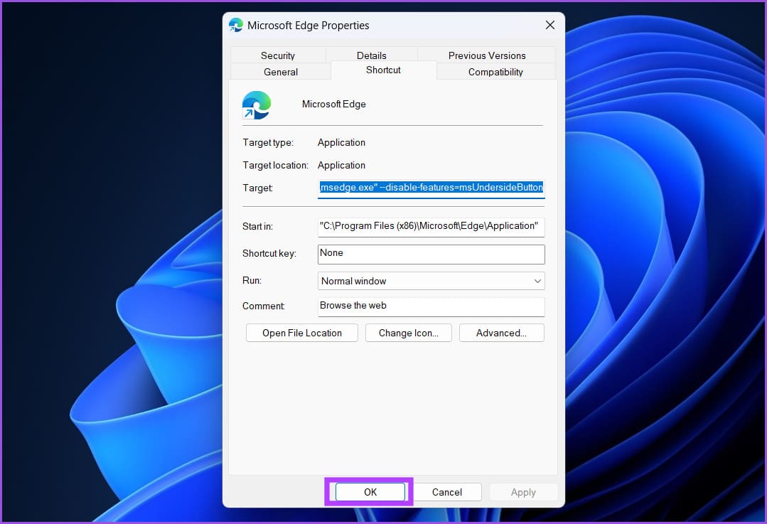 Remove Bing Chat Button