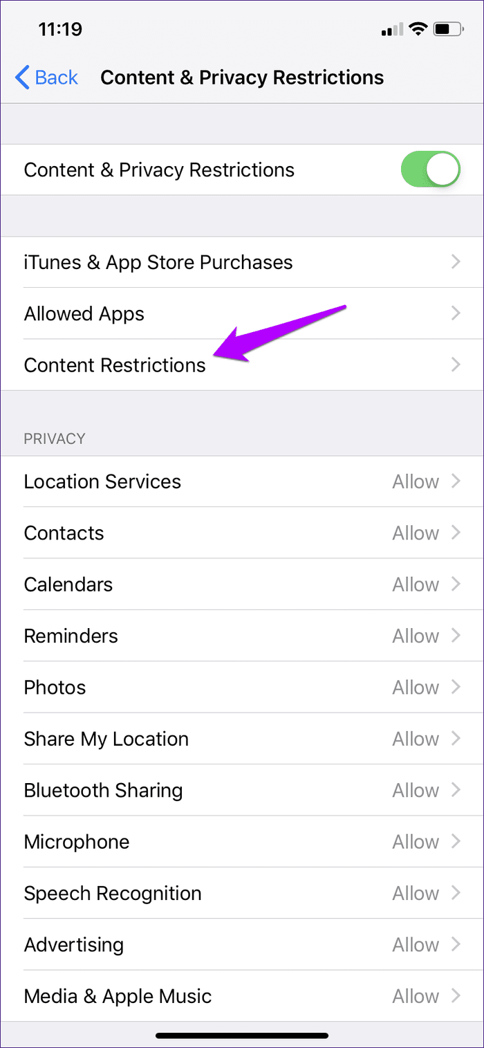 Disable Safari Private Browsing Iphone Ipad 4
