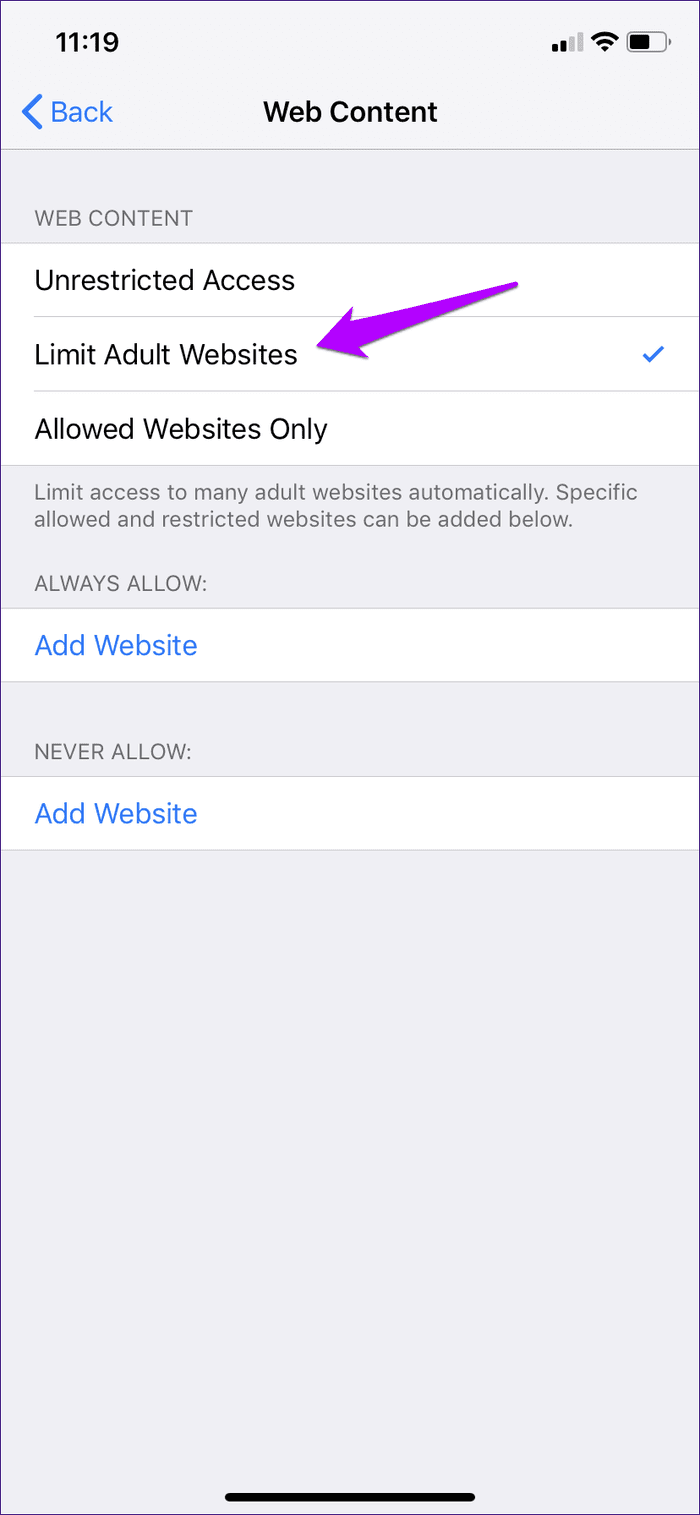 Disable Safari Private Browsing Iphone Ipad 6