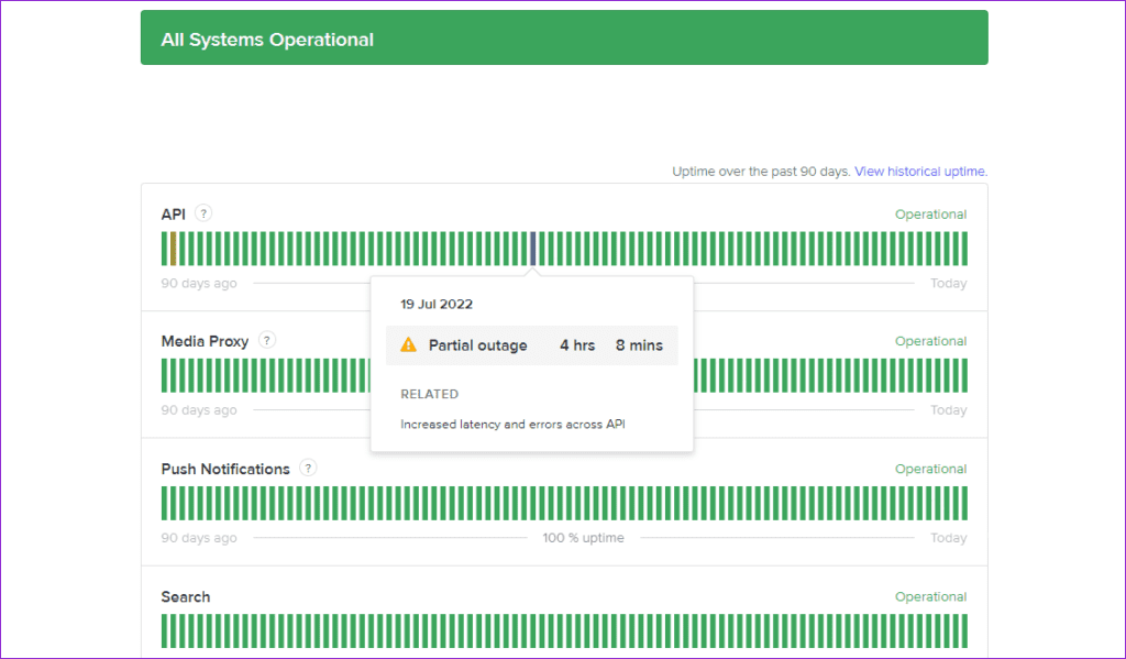 Discord Server Status