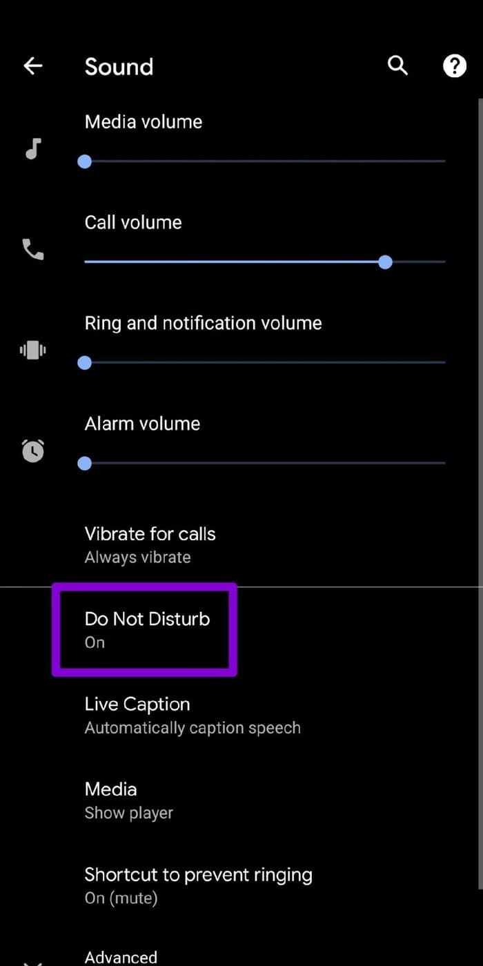 Do Not Disturb on Android