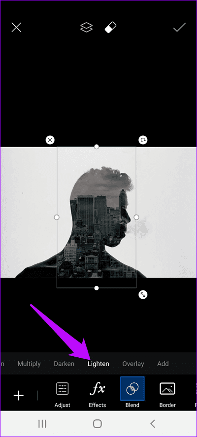 Double Exposure in Pics Art 27