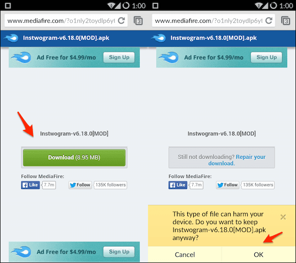 Download Instwogram Result