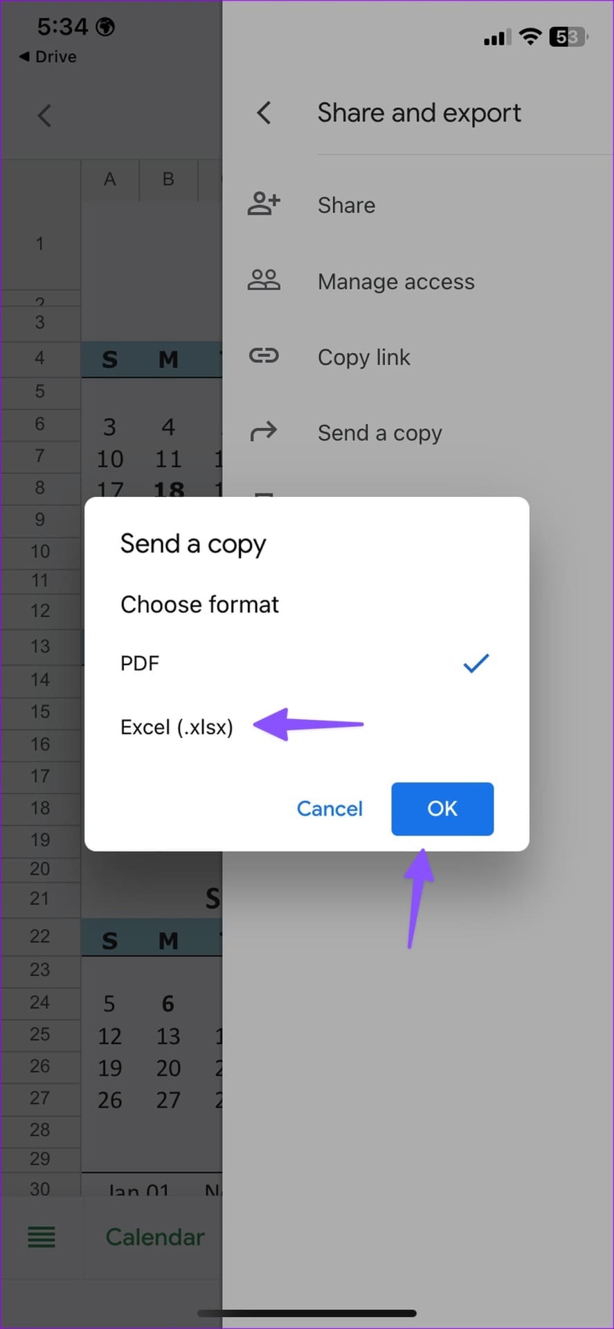 export file from drive