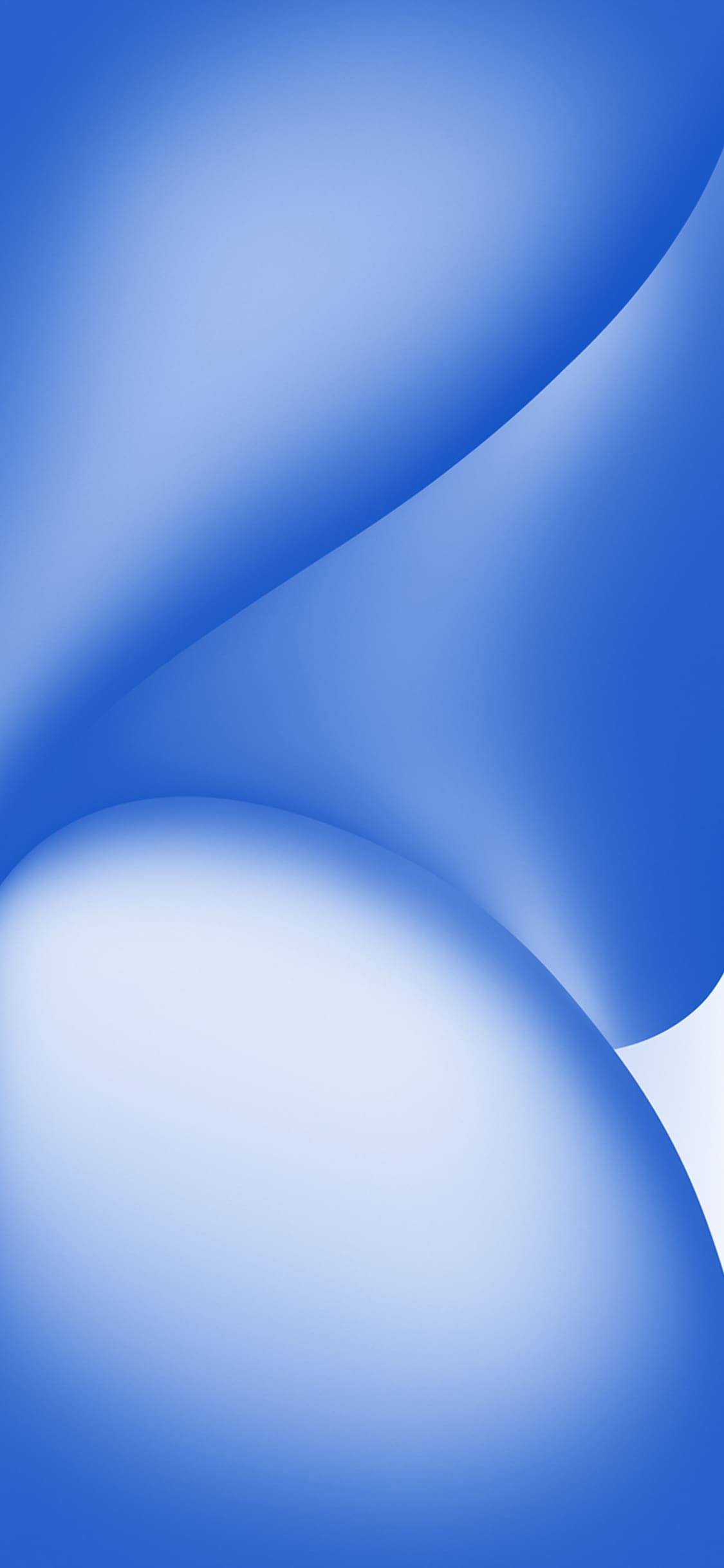 Download Yellow Variant iPhone Blue Wallpaper
