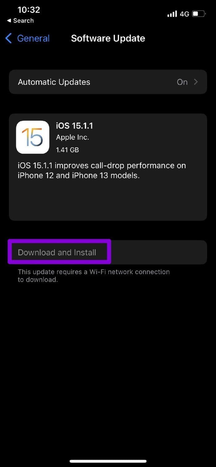 Download and Install i Phone Update