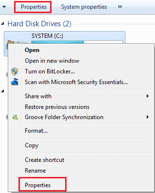 Drive Properties