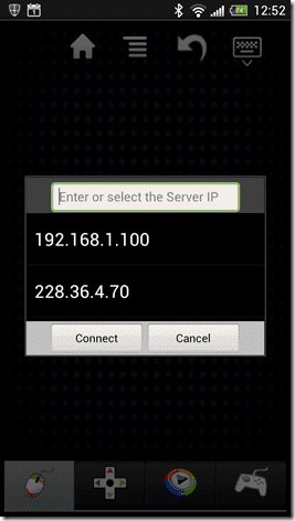 Droid Mote For Android 3