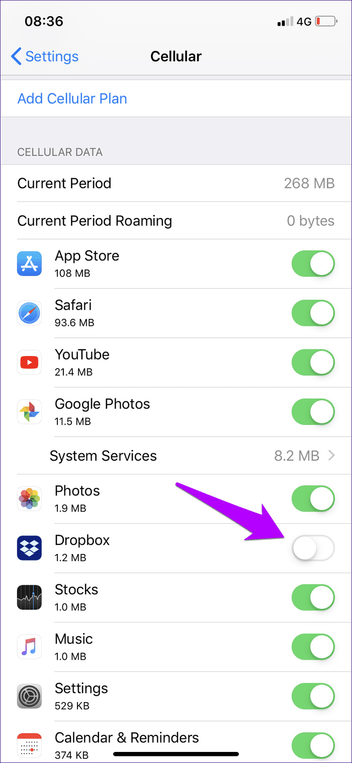 Dropbox No Internet Connection Iphone Ipad Fix 3