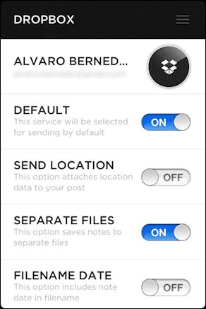 Dropbox Settings1