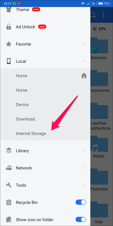 Es File Explorer Vs Google Files Go 5